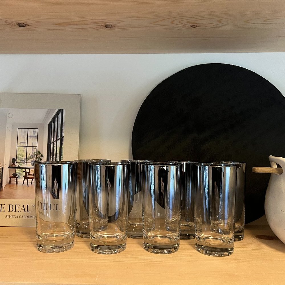 MCM Highball Cocktail Glasses Set of 8